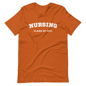 Nursing class of 2021 | Custom year t-shirt