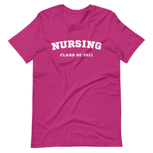 Nursing class of 2021 | Custom year t-shirt