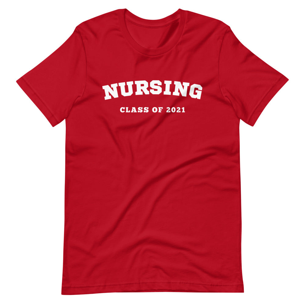 Nursing class of 2021 | Custom year t-shirt